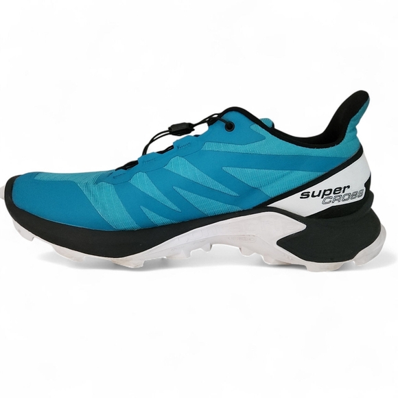 Salomon Supercross 4 Trail Running Shoes – Men’s 11 – Aqua Blue – Excellent Cond - Picture 11 of 14